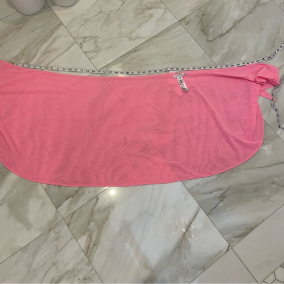 good American 2x size 5-8 swim coverup wrap hot pink nwt - Picture 7 of 10